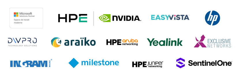 Bandeau partenaires technologiques Access Group, HPE