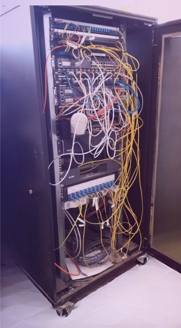 Avant câblage réseau